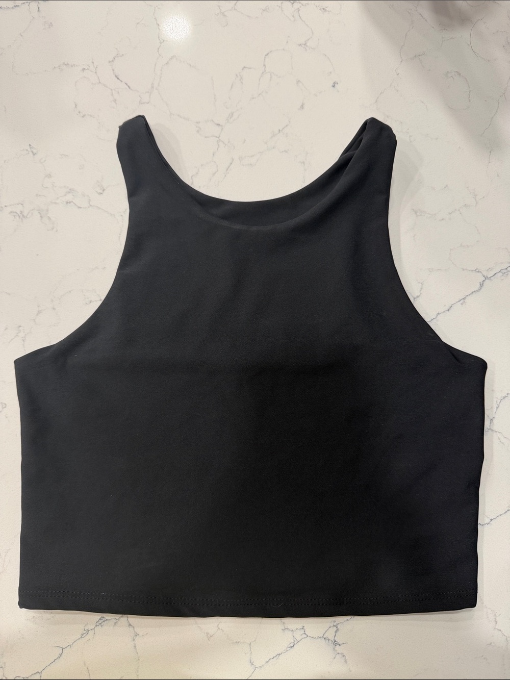 Classic Black Cropped Tank Top - Sleek Everyday Staple